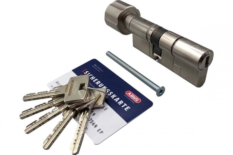 Механизм цилиндровый ABUS Magtec 80 мм (50*30) ключ/вертушка