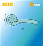 Ручки раздельные MSM R410 SN/CP (Матовый никель/Хром) на круглом основании