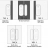 Dircode Glass накладной электронный замок для стеклянной двери