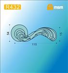 Ручки раздельные MSM R432 AB (бронза) на круглом основании