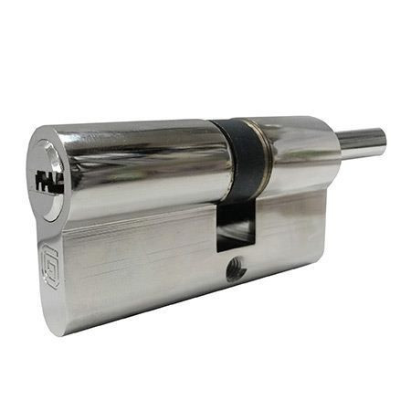 Механизм цилиндровый Гардиан GB 107 mm (61/46В) кл/верт (никель)
