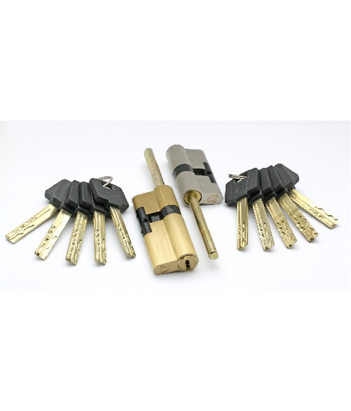Механизм цилиндровый GranCarro K-60 (30*30) кл/шток (мат.латунь)
