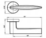 Ручки раздельные Armadillo Squid URB9 GOLD-24 (золото)