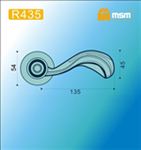 Ручки раздельные MSM R435 SB (Матовая латунь) на круглом основании