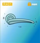 Ручки раздельные MSM R401 SB/PB ( Матовая латунь/Полированная латунь) на круглом основании
