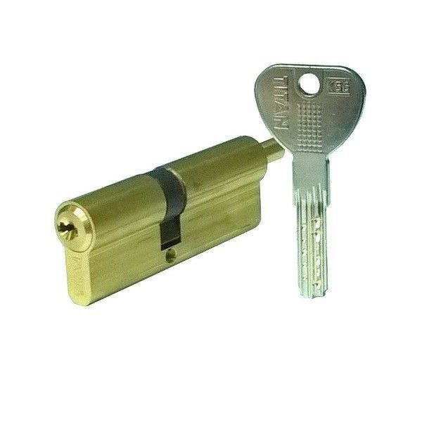Механизм цилиндровый Titan K56 67 мм (36*31) кл/верт (латунь)