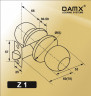 Ручка защелка (шариковая) Z1-R DAMX