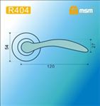 Ручки раздельные MSM R404 SB (Матовая латунь) на круглом основании
