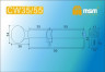 Цилиндровый механизм Msm CW90 PB 35*55 кл-верт (латунь) перфо